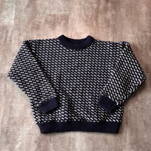 Vintage LL Bean Wool Sweater Womens Small Made in Norway